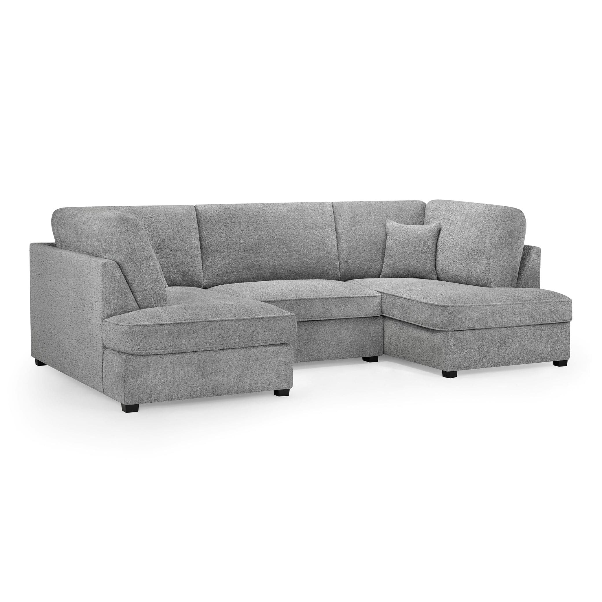 Carnaby Sofa Boucle Grey U Shape Corner (7022930985024)