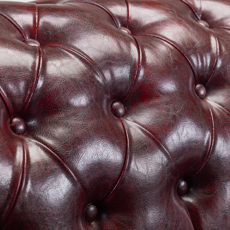 Chesterfield Sofa Oxblood Red 3 Seater (7023091286080)