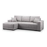 Cimiano Sofabed Grey Left Hand Facing Corner (7023043248192)