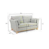 Delta Sofa Grey 2 Seater (7023111143488)