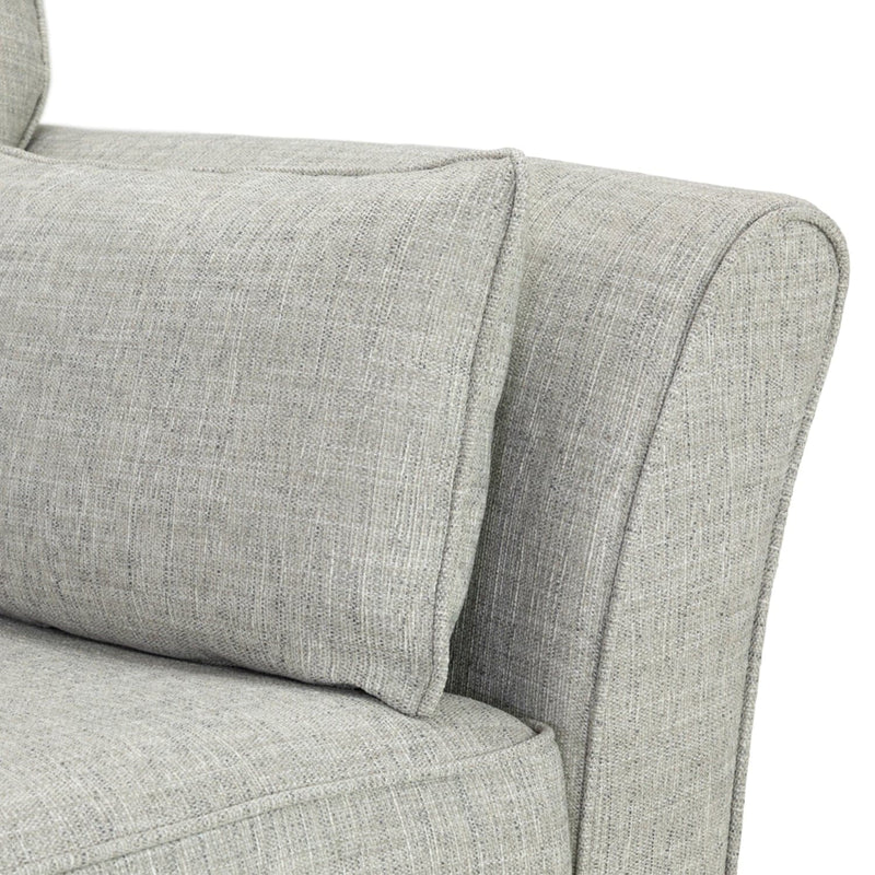 Delta Sofa Grey 3 Seater (7023109636160)