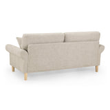 Florence Sofa Beige 3 Seater (7023468544064)