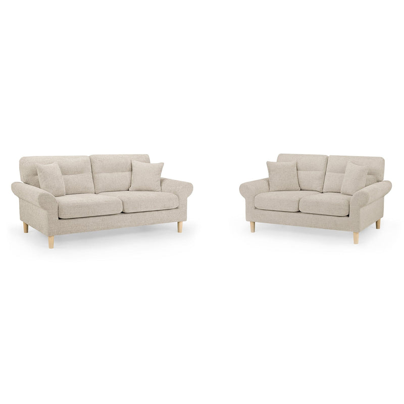 Florence Sofa Beige 3+2 Set (7023468281920)