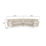 Florence Sofa Beige Large Corner (7023469625408)