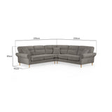 Florence Sofa Mocha Large Corner (7023479914560)