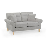 Florence Sofa Silver 2 Seater (7023478177856)