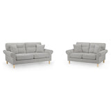 Florence Sofa Silver 3+2 Set (7023470968896)