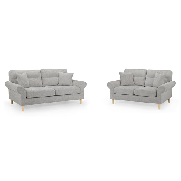 Florence Sofa Silver 3+2 Set (7023470968896)