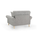 Florence Sofa Silver Armchair (7023478440000)