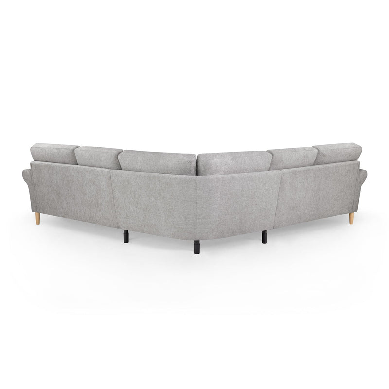 Florence Sofa Silver Large Corner (7023478669376)