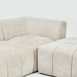 Chloe Large U Shape Corner Sofa in Seoul Battleship (Copy) (6949307252800)