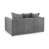 Harley Jumbo Sofa Grey 2 Seater (7023667413056)