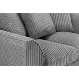 Harley Jumbo Sofa Grey 2 Seater (7023667413056)