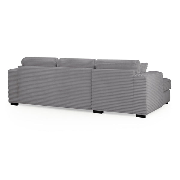 Harmony Sofa Grey Left Hand Facing Corner (7023681044544)