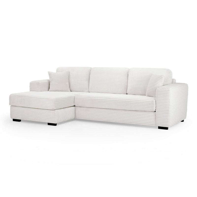 Harmony Sofa Ivory Left Hand Facing Corner (7023684452416)