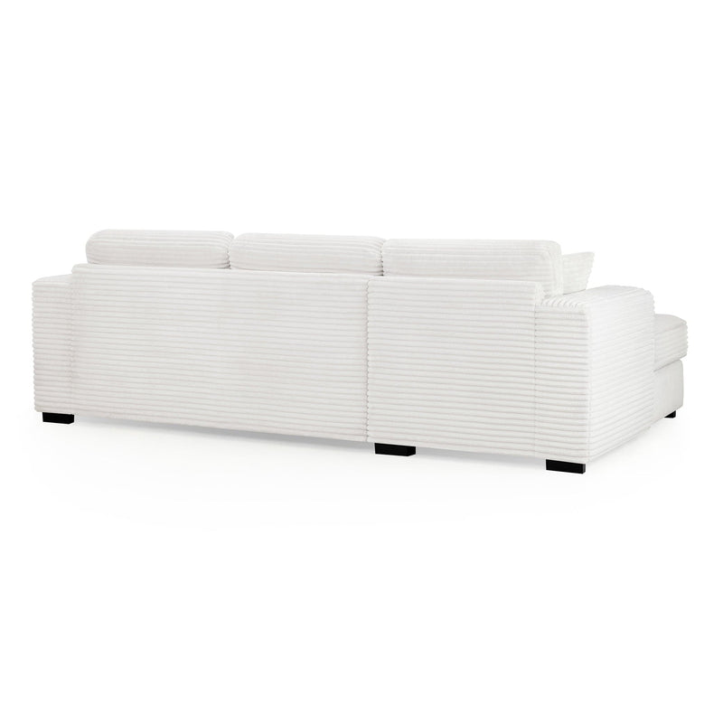 Harmony Sofa Ivory Left Hand Facing Corner (7023684452416)