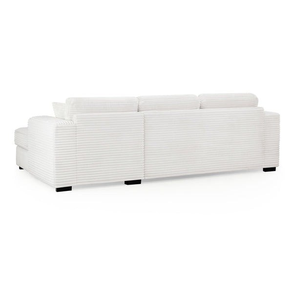 Harmony Sofa Ivory Right Hand Facing Corner (7023684780096)