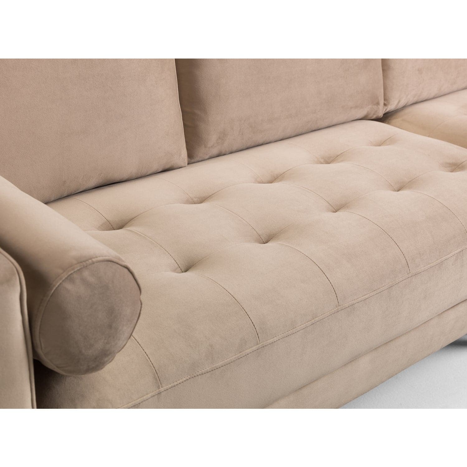 Harper Sofa Plush Beige 4 Seater (7023610626112)