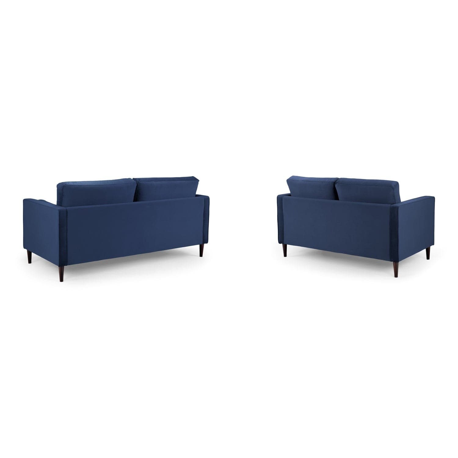 Harper Sofa Plush Blue 3+2 Set (7023605841984)