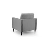 Harper Sofa Plush Grey Armchair (7023640674368)