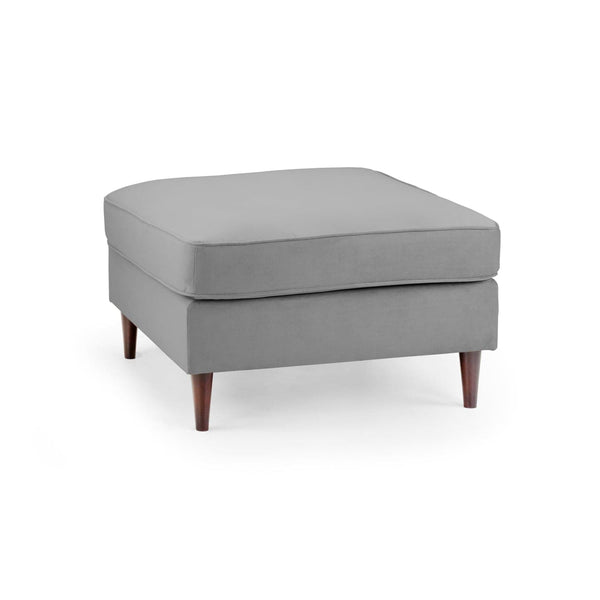 Harper Sofa Plush Grey Footstool (7023641329728)