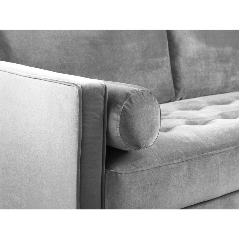 Harper Sofa Plush Grey 3 Seater (7023617605696)