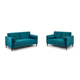 Harper Sofa Plush Teal 3+2 Set (7023593619520)