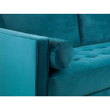 Harper Sofa Plush Teal 4 Seater (7023589523520)