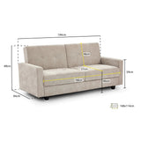 Hive Sofabed Beige 3 Seater (7023830794304)