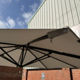 Atlas Natural Rotating Cantilever Parasol 2.4m x 3.3m (BASE INCLUDED) (7016504655936)