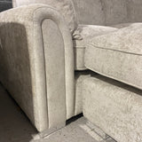 Chiswick Corner Sofa & FREE Footstool in Alaska Silver (6966600007744)