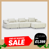 Isla Corner Sofa in Mikah Vanilla (6846067671104)