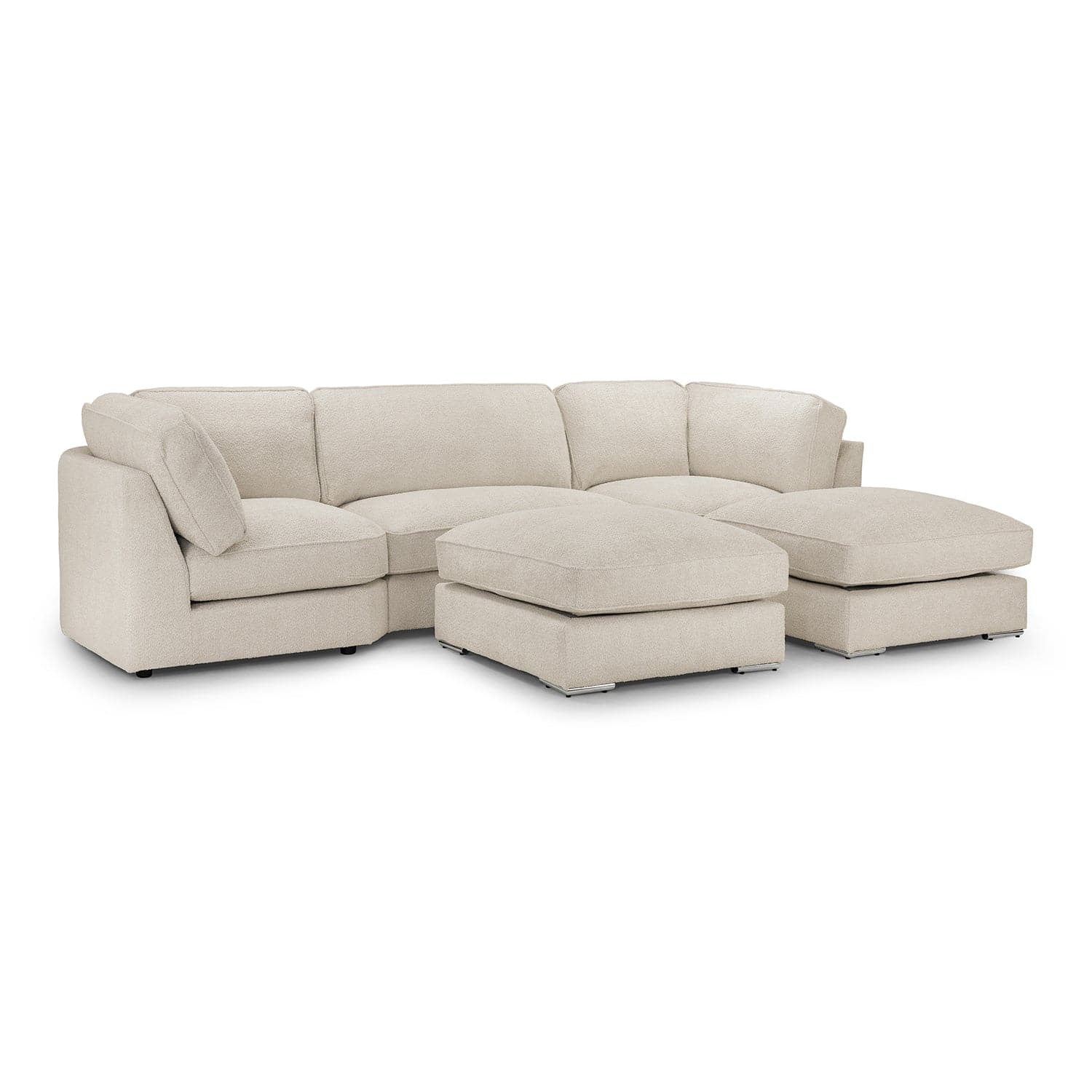 Inga Sofa Beige U Shape Corner (7023831253056)