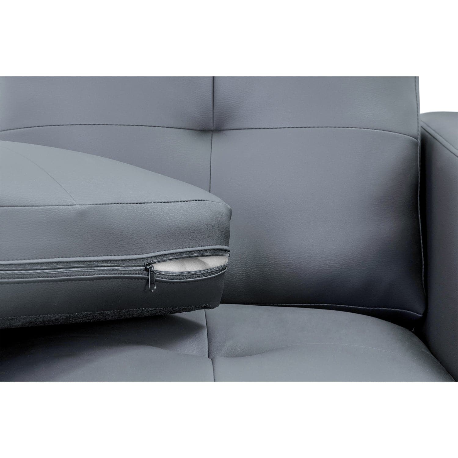 Jerry Sofa Grey 3 Seater (7023855730752)