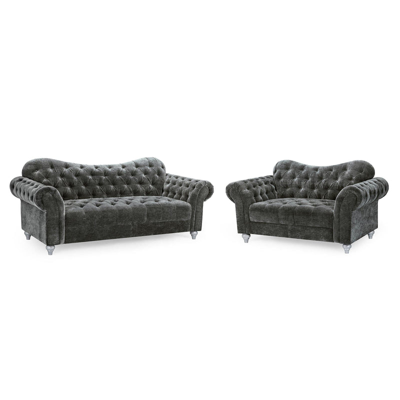 Jubilee Sofa Grey 3+2 Set (7023878438976)