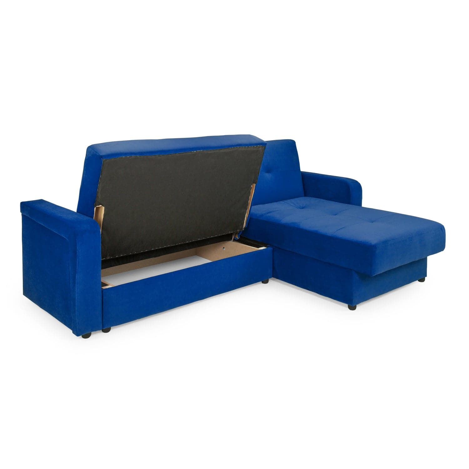 Kair Sofabed Plush Blue Universal Corner (7023887450176)