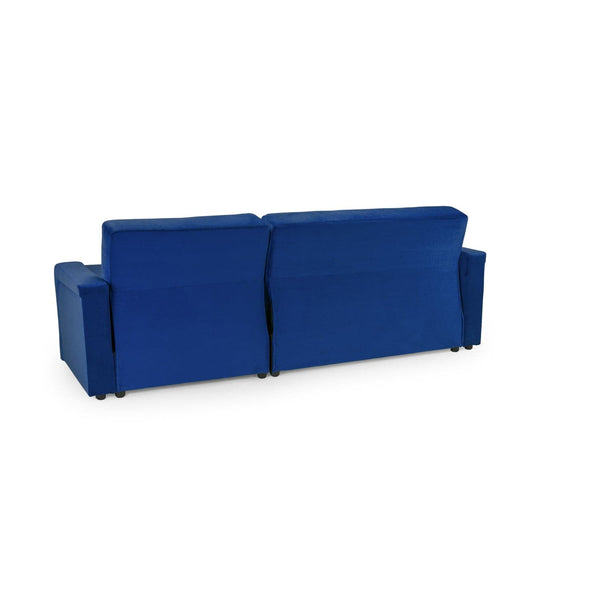 Kair Sofabed Plush Blue Universal Corner (7023887450176)