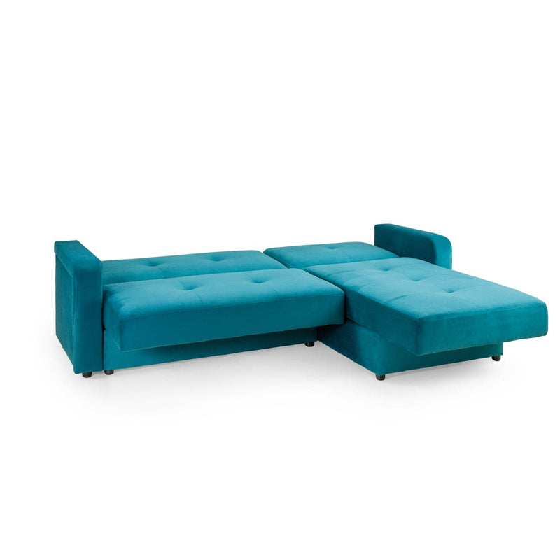 Kair Sofabed Plush Teal Universal Corner (7023888236608)