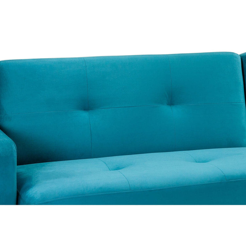 Kair Sofabed Plush Teal Universal Corner (7023888236608)