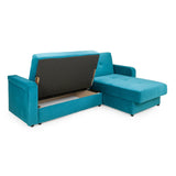 Kair Sofabed Plush Teal Universal Corner (7023888236608)