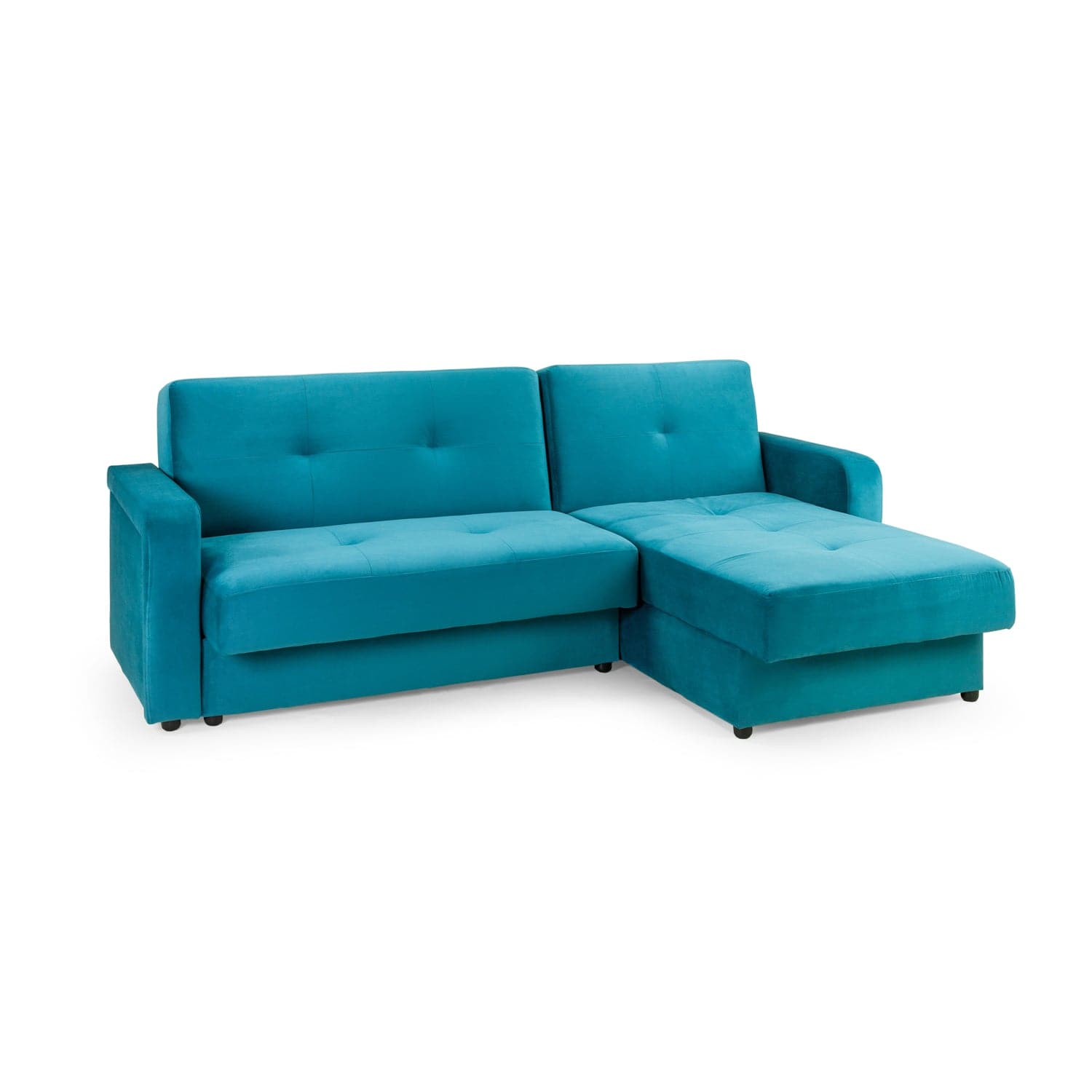 Kair Sofabed Plush Teal Universal Corner (7023888236608)