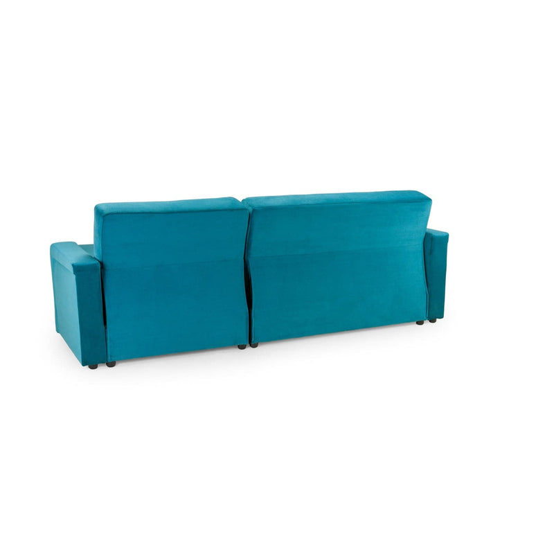 Kair Sofabed Plush Teal Universal Corner (7023888236608)