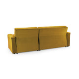 Kair Sofabed Plush Yellow Universal Corner (7023889645632)