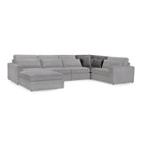 Kiana Modular Sofa Grey Corner Piece (7024764158016)