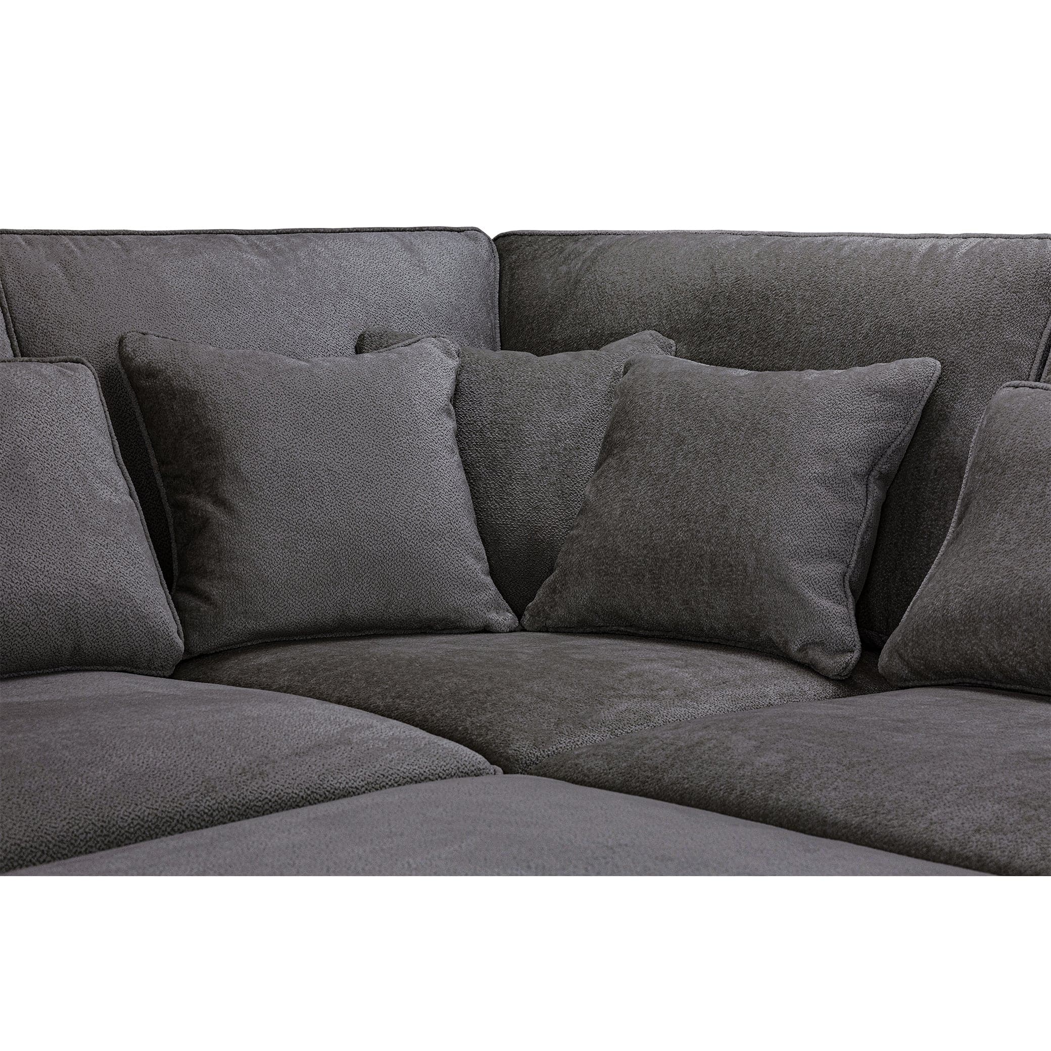 Kiana Modular Sofa Grey Right Hand Facing Corner (7024779362368)