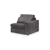 Kiana Modular Sofa Grey Right Hand Arm Piece (7024759308352)