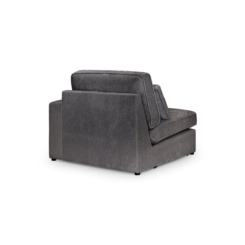 Kiana Modular Sofa Grey Right Hand Arm Piece (7024759308352)