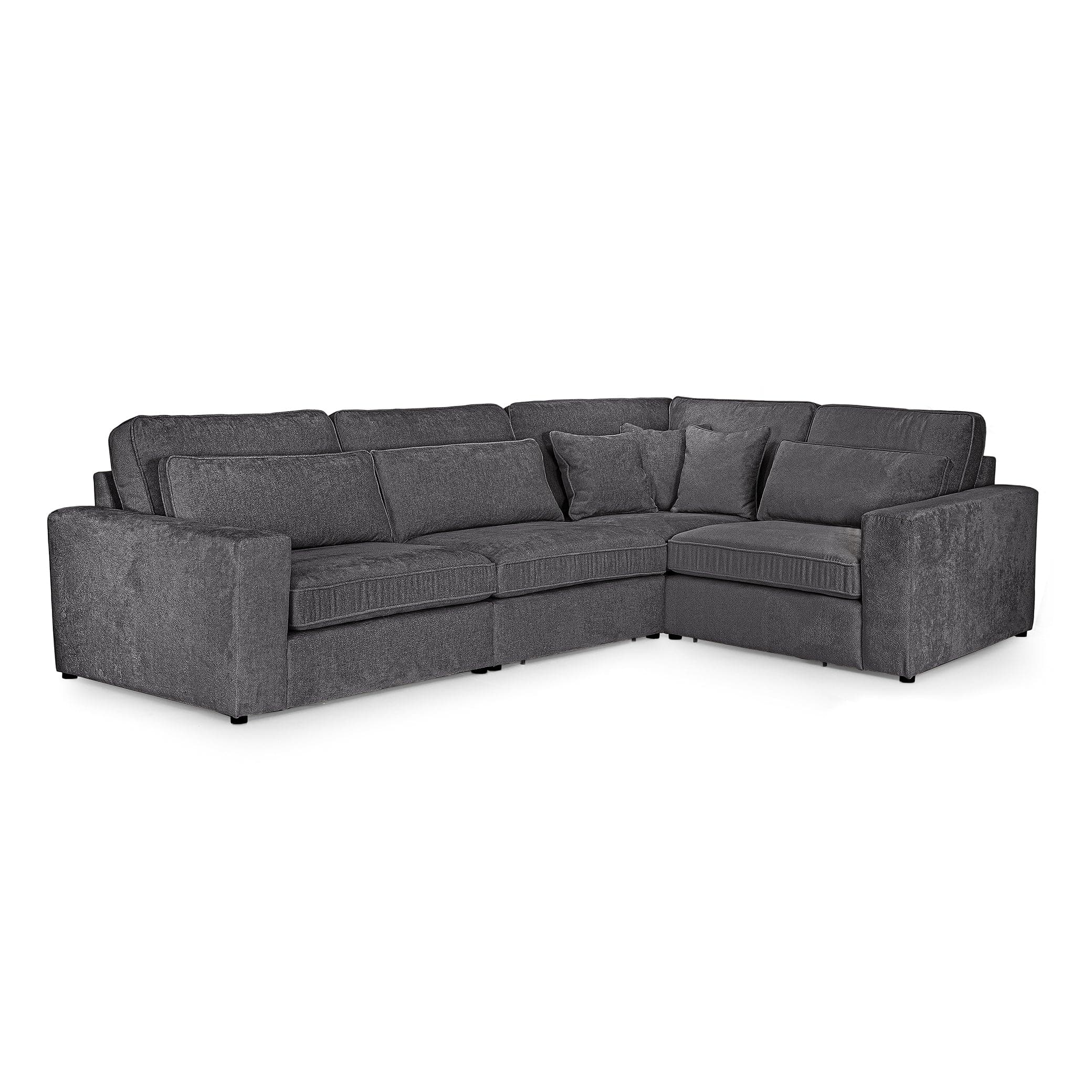 Kiana Modular Sofa Grey Right Hand Facing Corner (7024779362368)