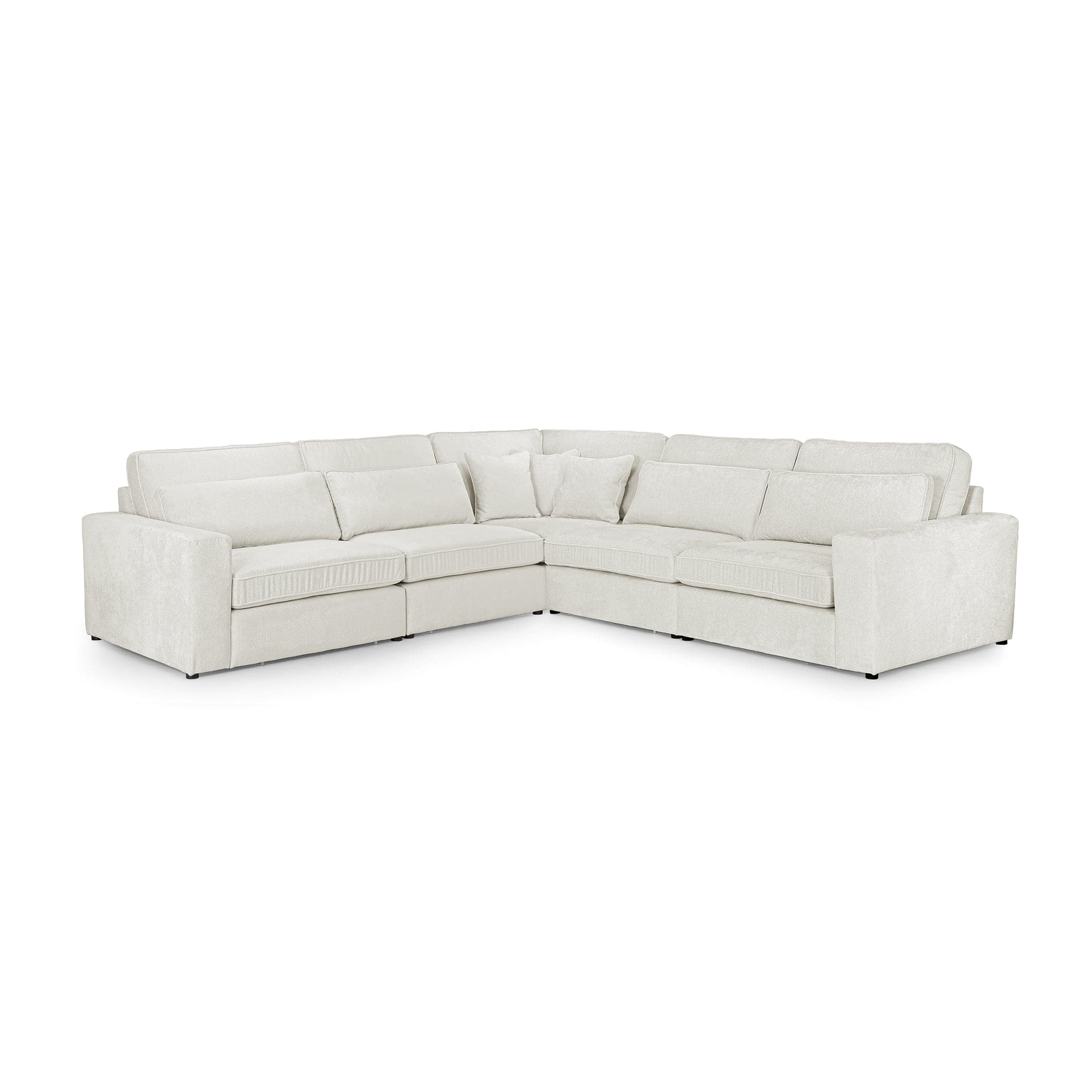 Kiana Modular Sofa Ivory Large Corner (7024792305728)