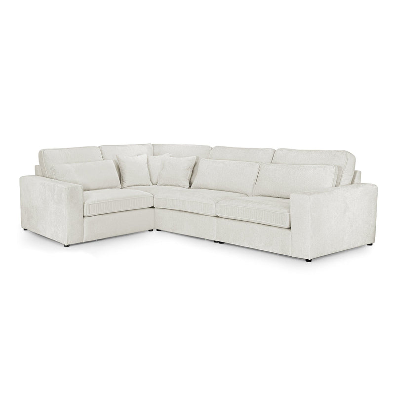 Kiana Modular Sofa Ivory Left Hand Facing Corner (7024781623360)